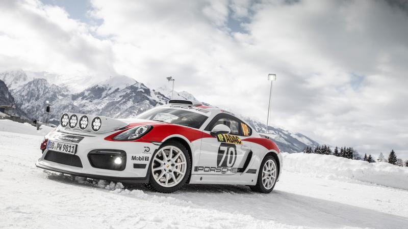 Porsche Cayman | les photos officielles de la GT4 Rallye